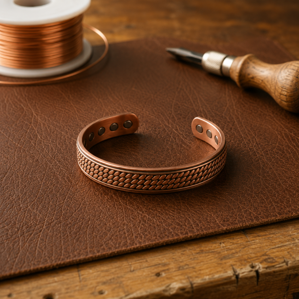 Ruth's Wave Copper Bracelet