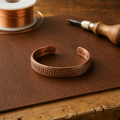 Ruth's Wave Copper Bracelet